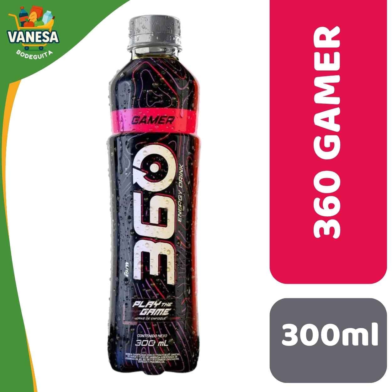 360 ENERGY DRINK GAMER 300ML