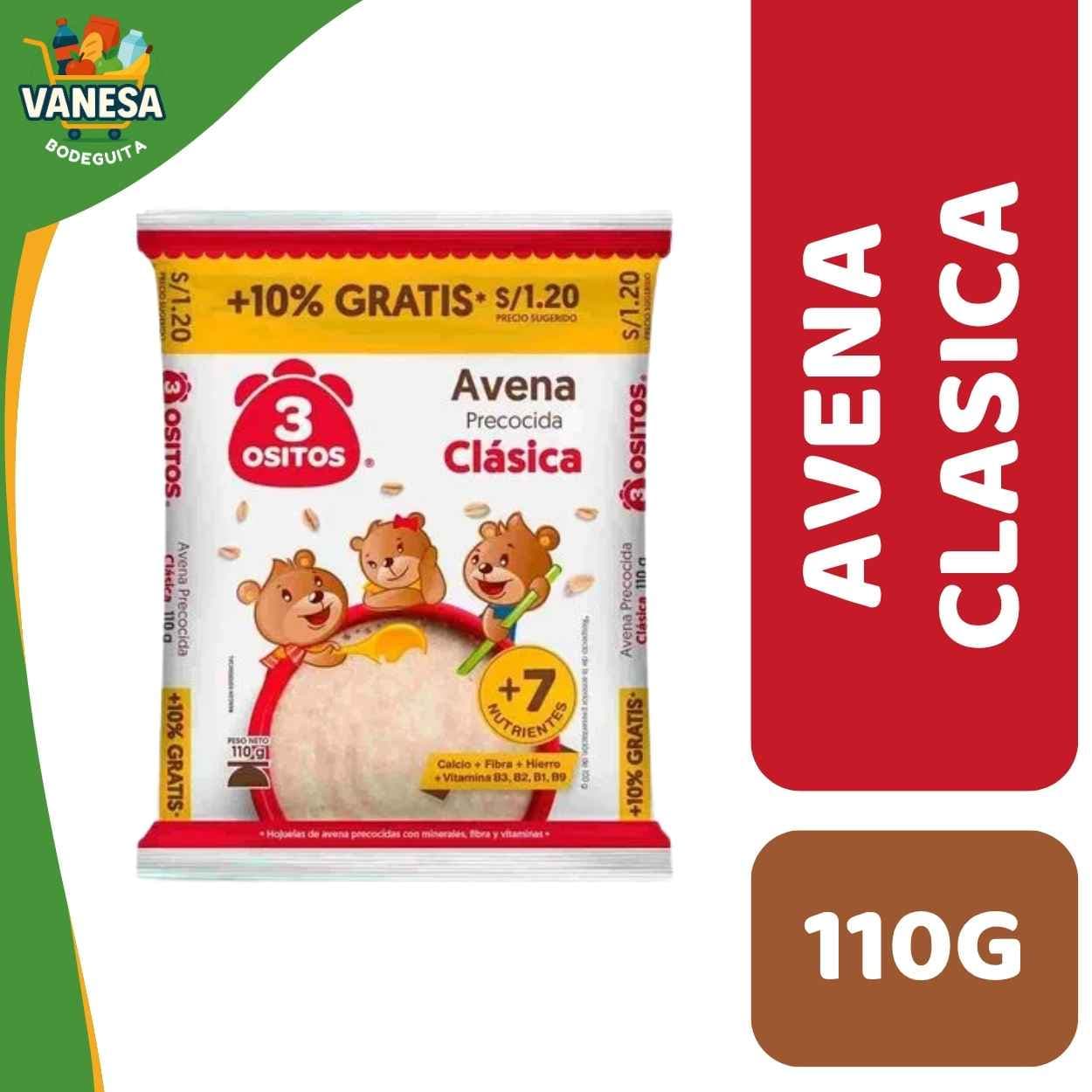 AVENA 3 OSITOS CLASICA 110G