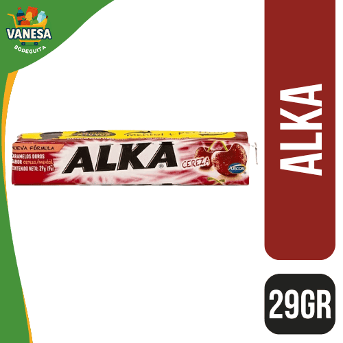 CARAMELO ALKA SABOR CEREZA 29G
