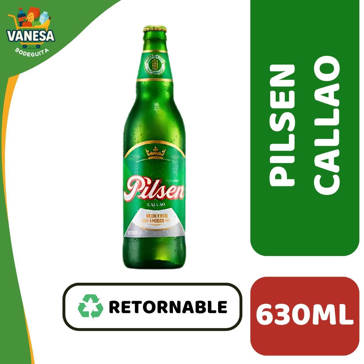 CERVEZA PILSEN CALLAO 630ML