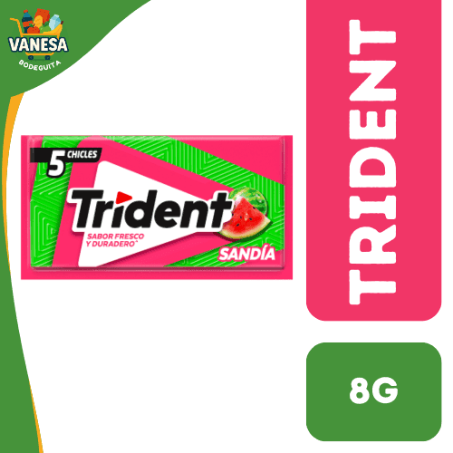CHICLE TRIDENT SANDIA 8G