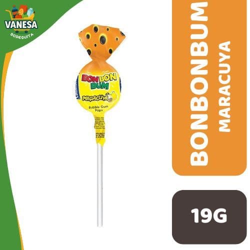 CHUPETE BONBONBUM SABOR MARACUYA 19G