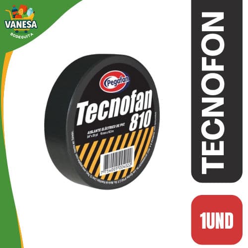 CINTA AISLANTE TECNOFAN 810 3/4 X5YD 18MMX4.6M NEGRO PEGAFAN