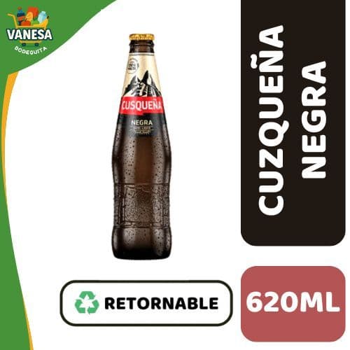 CERVEZA CUSQUEÑA NEGRA DARK LAGER 620ML