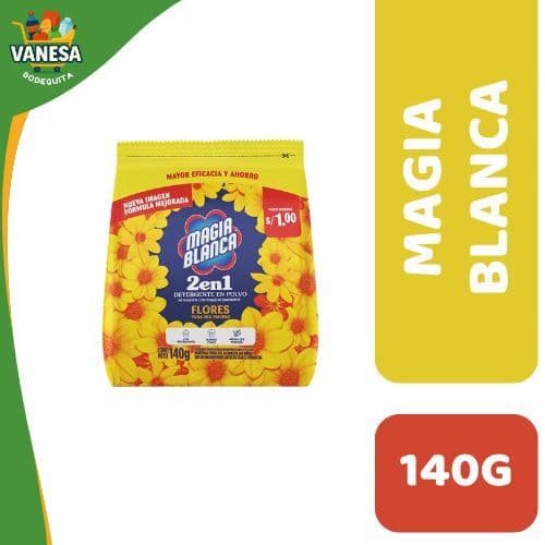 DETERGENTE MAGIA BLANCA FLORES 140G