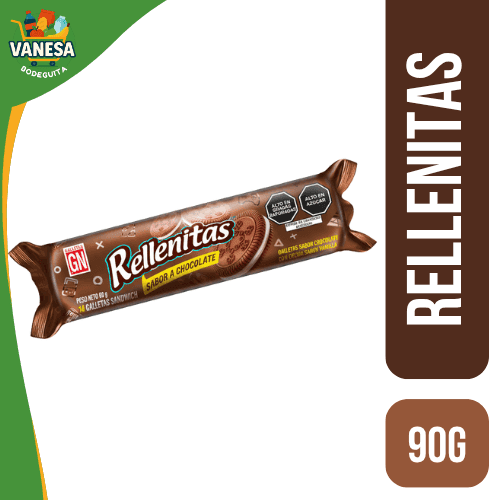 GALLETA RELLENITAS CHOCOLATE TACO 90GR