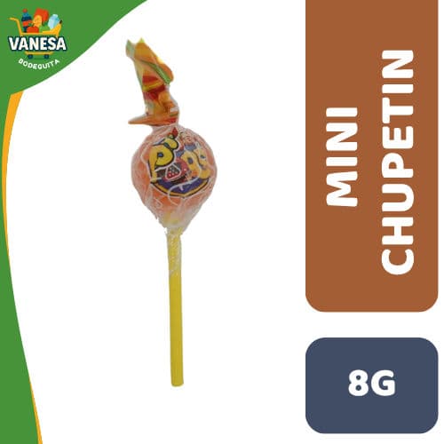 MINI CHUPETIN MISTER POPS 8G
