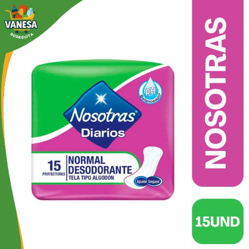 NOSOTRAS DIARIAS DESODORANTE 15UND