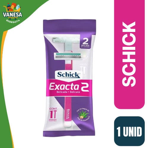 PRESTOBARBA SCHICK EXACTA 2 PIEL DELICADA