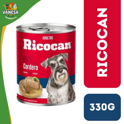 RICOCAN ADULTOS PATÉ CON CORDERO LATA 330G