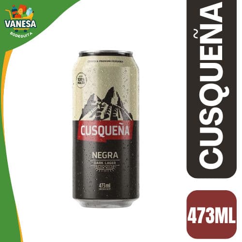 CERVEZA CUSQUEÑA NEGRA LATA 473ML