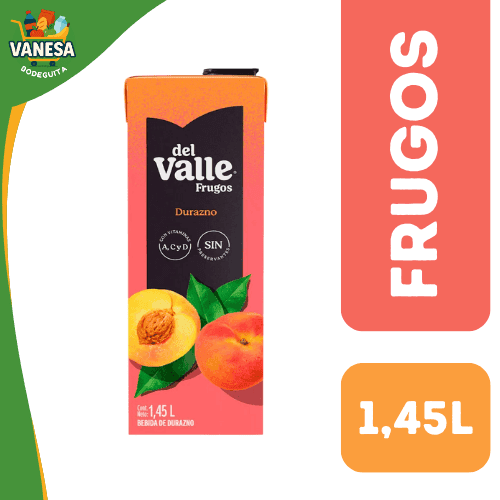 FRUGOS DEL VALLE DURAZNO 1.45L